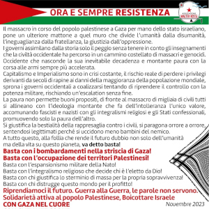 comunicato gaza